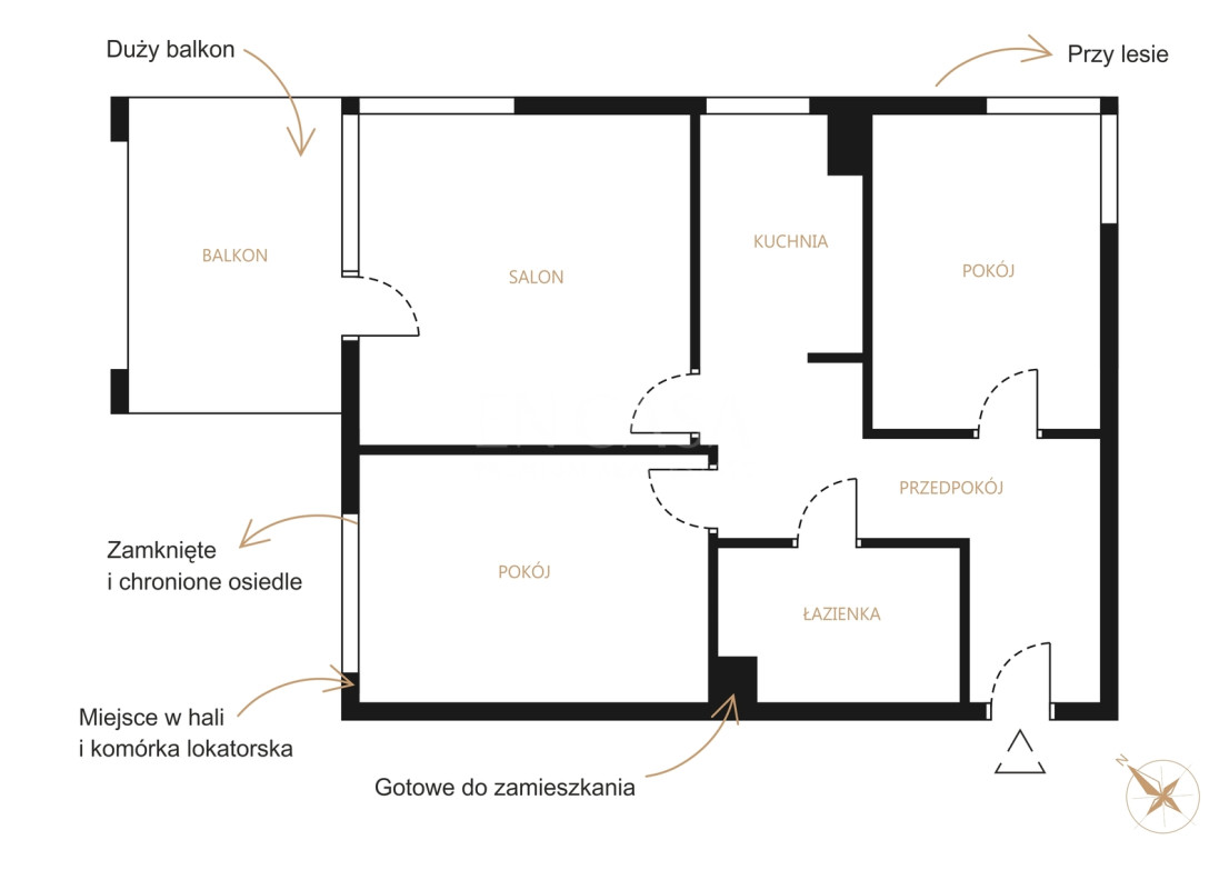 Apartment Sale Gdynia Mały Kack Leśna 3